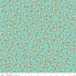 Verona - Leaves in Teal - b..
