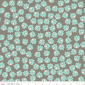Verona - Leaves in Gray - by Emily Taylor for Riley Blake - 1 Yard